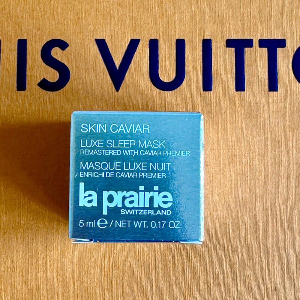 ❤️ New Travel La Prairie Luxe Sleep Mask w/ Caviar Premier